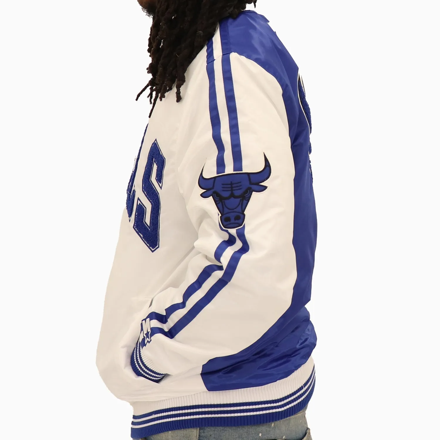 Men's Chicago Bulls NBA Varsity Satin Jacket