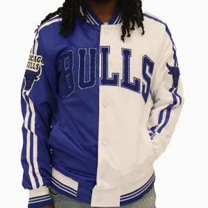 Men's Chicago Bulls NBA Varsity Satin Jacket