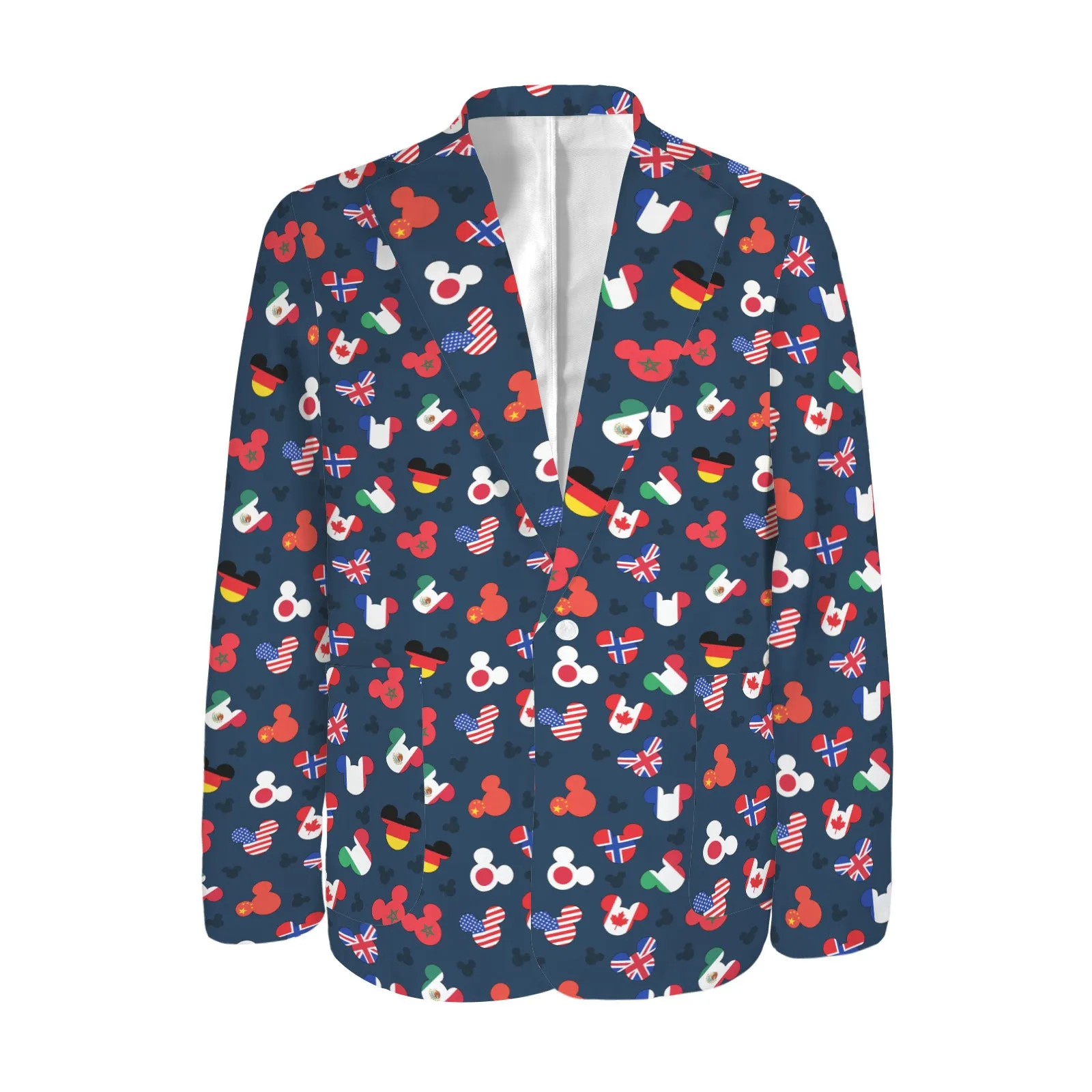 Mickey Flags Men's Blazer Jacket