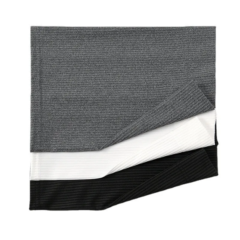 MSL027 Threaded cotton fabric cap Cross-border versatile Malaysian solid color one-size bottoming cap plain hijab  hijab/tudung  instant hijab