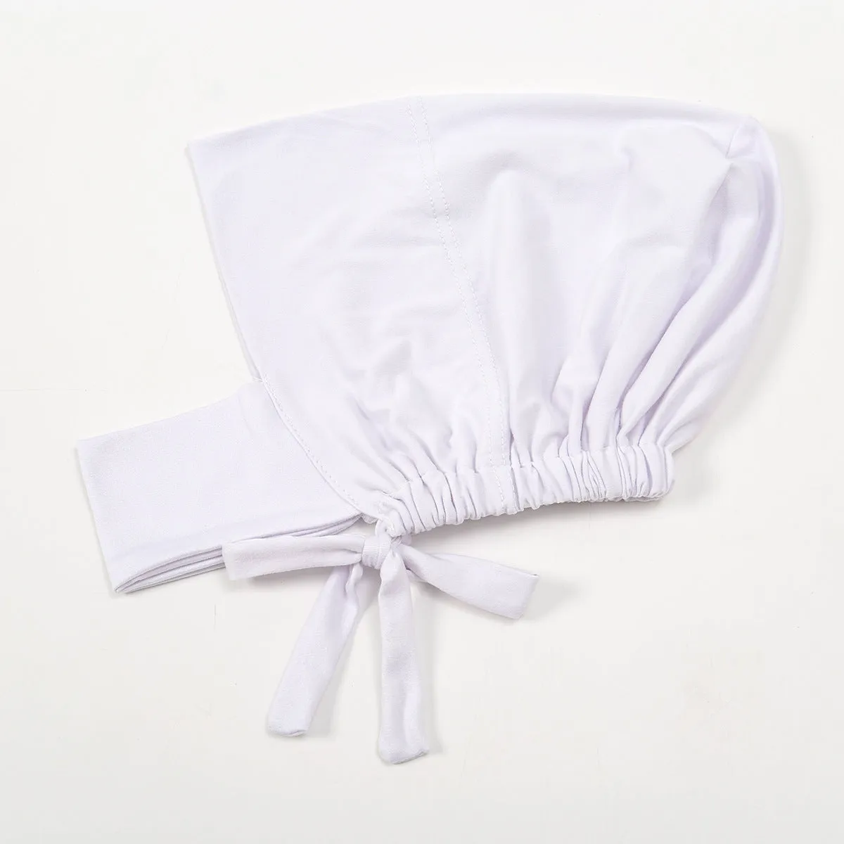 MSL049   Cross-border sales of new multi-colored milk silk elastic neck hat women in the Middle East Malaya Indonesia popular solid color small hat