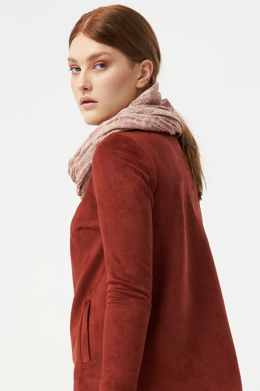 Natural linen scarf