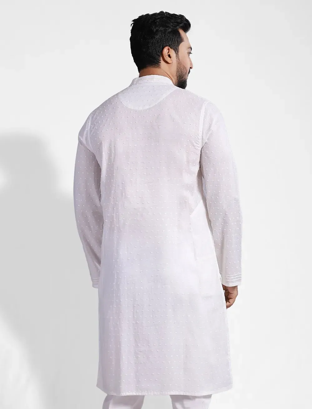 Off White Regular Fit Panjabi