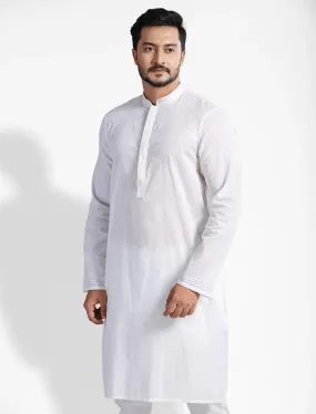 Off White Regular Fit Panjabi
