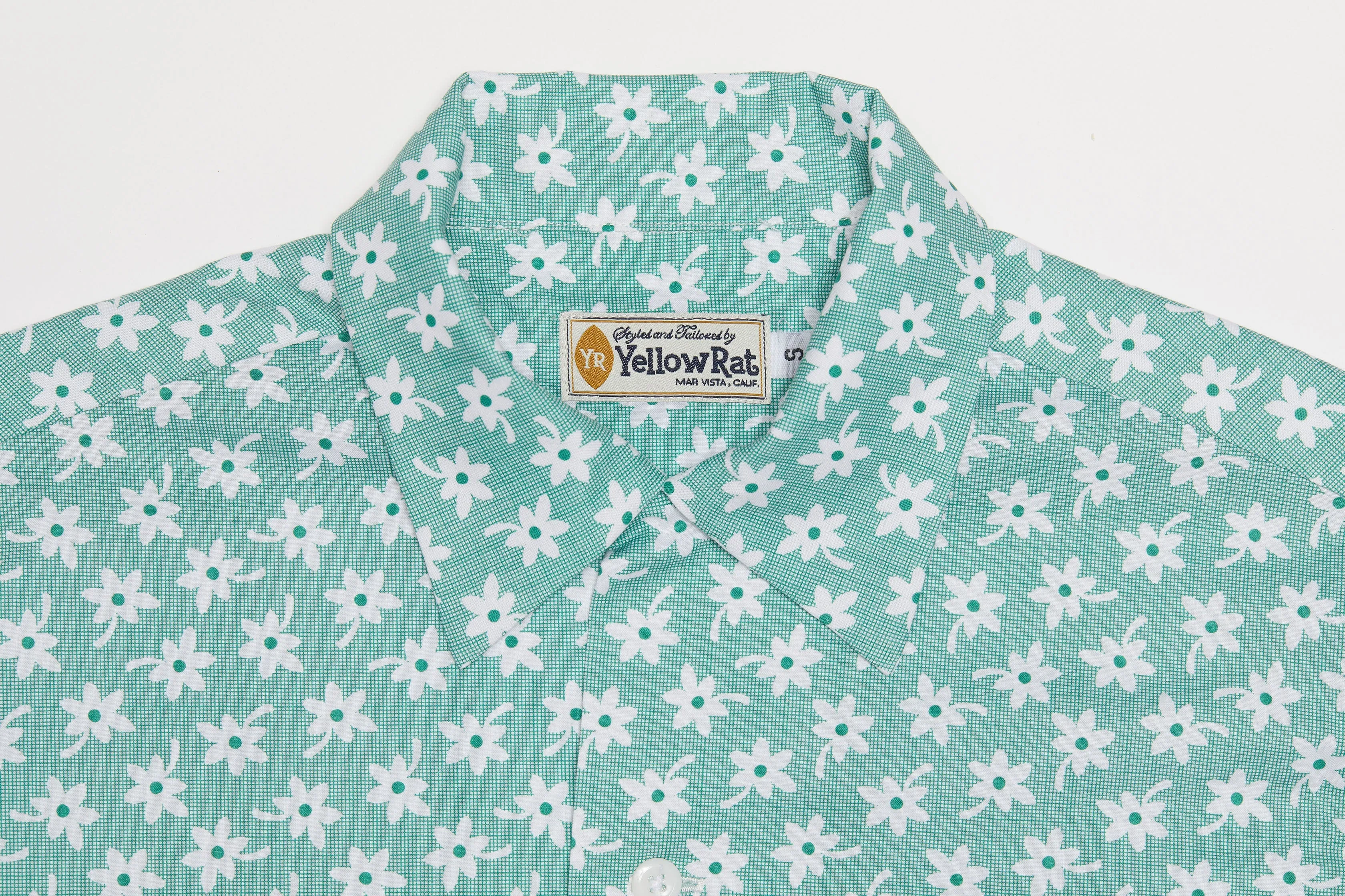 Open Collar Shirt (Green)