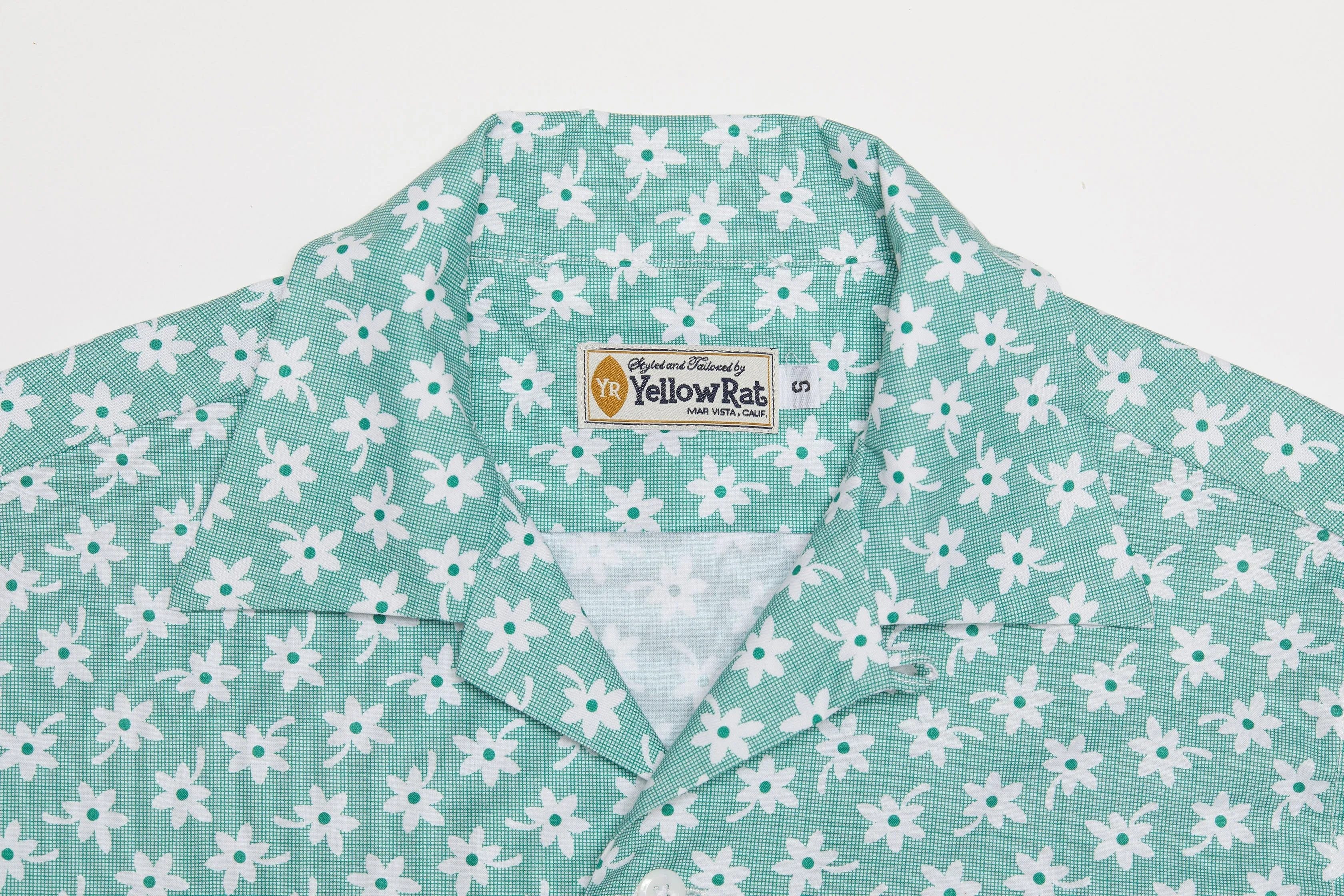 Open Collar Shirt (Green)