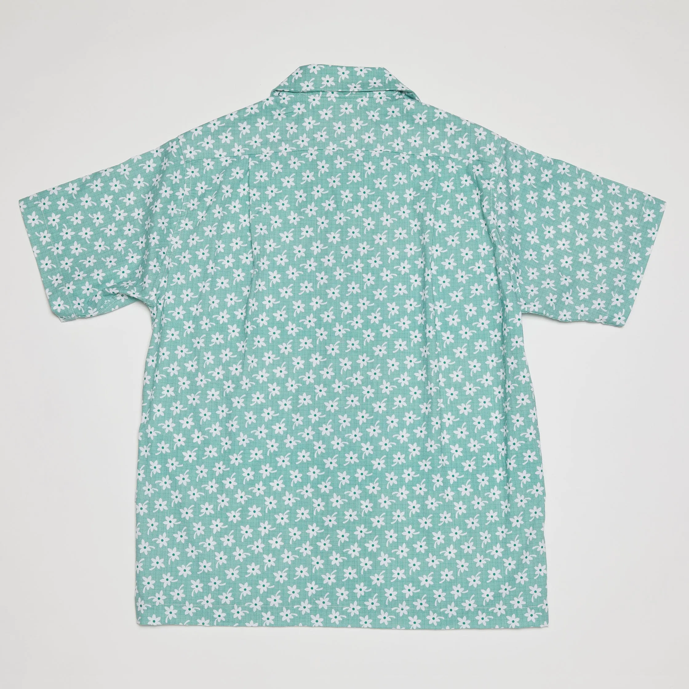 Open Collar Shirt (Green)