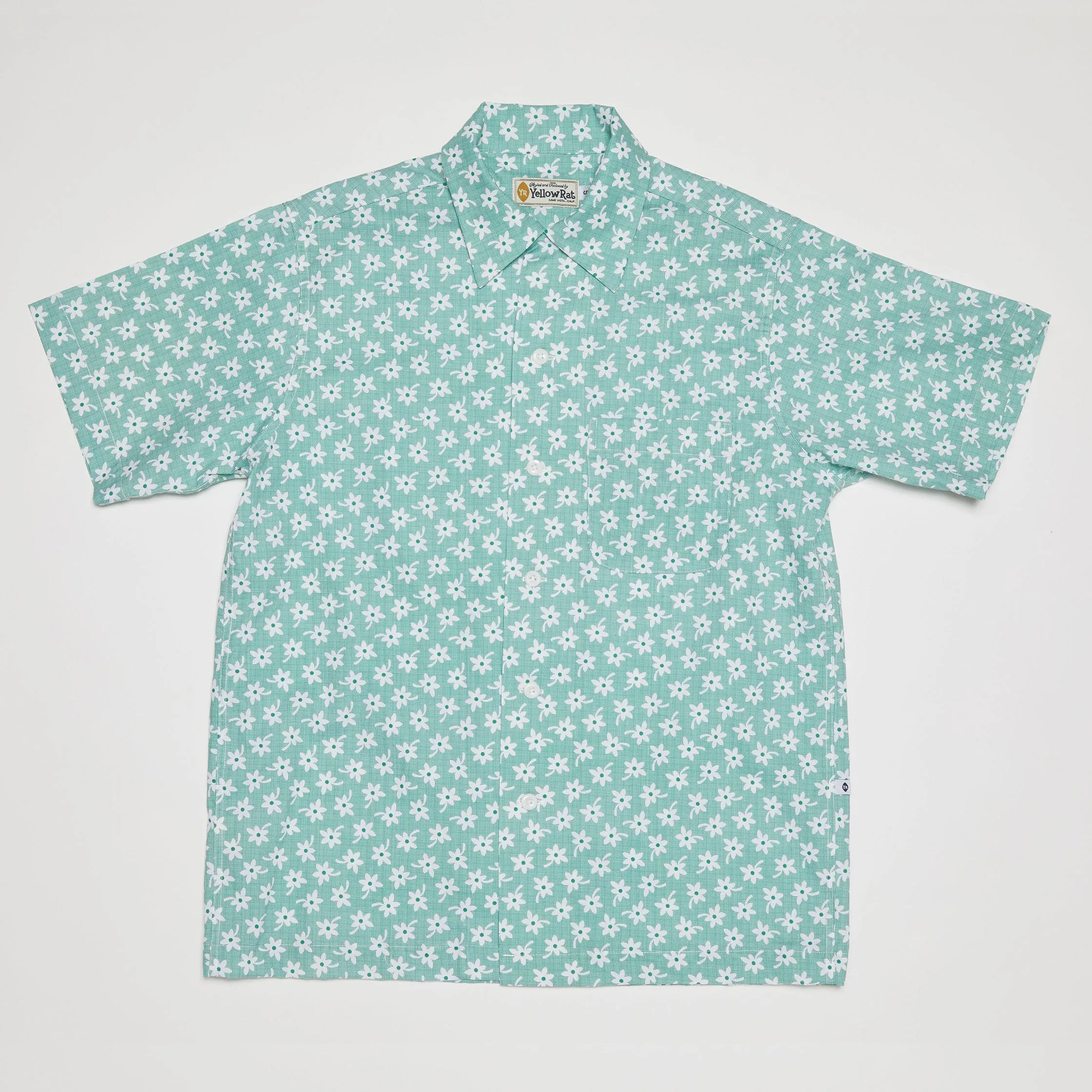 Open Collar Shirt (Green)