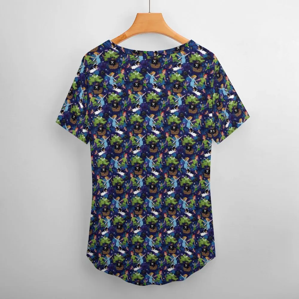 Peter Pan Women's V-Neck T-Shirt