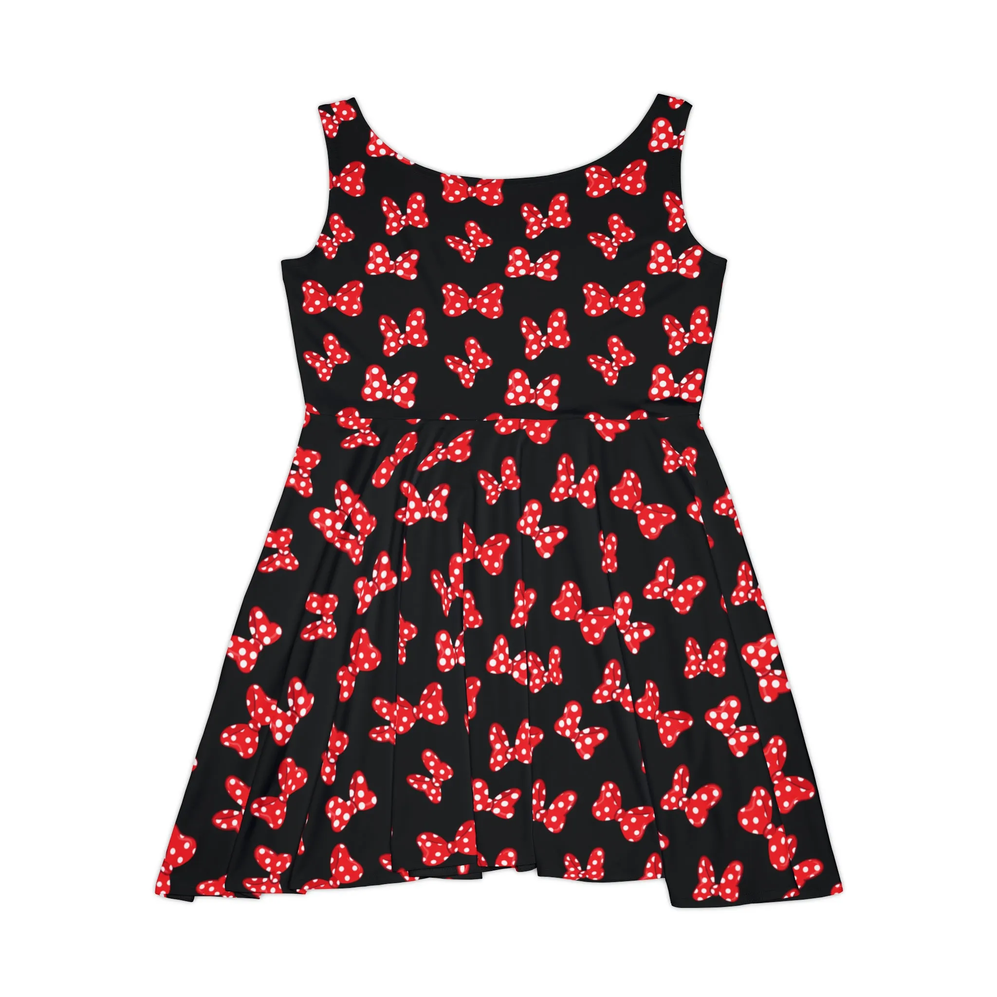 Polka Dot Bows Women's Skater Dress