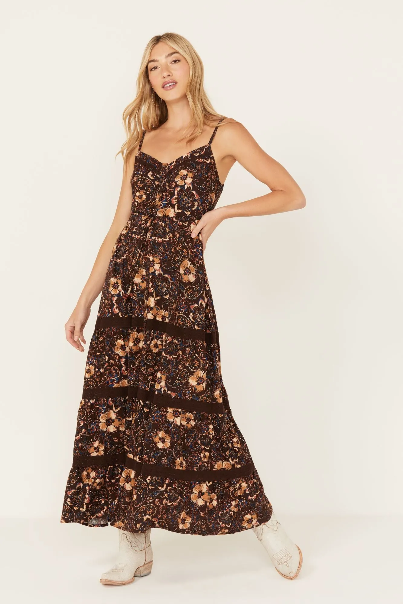 Poppy Floral Printed Maxi Dress