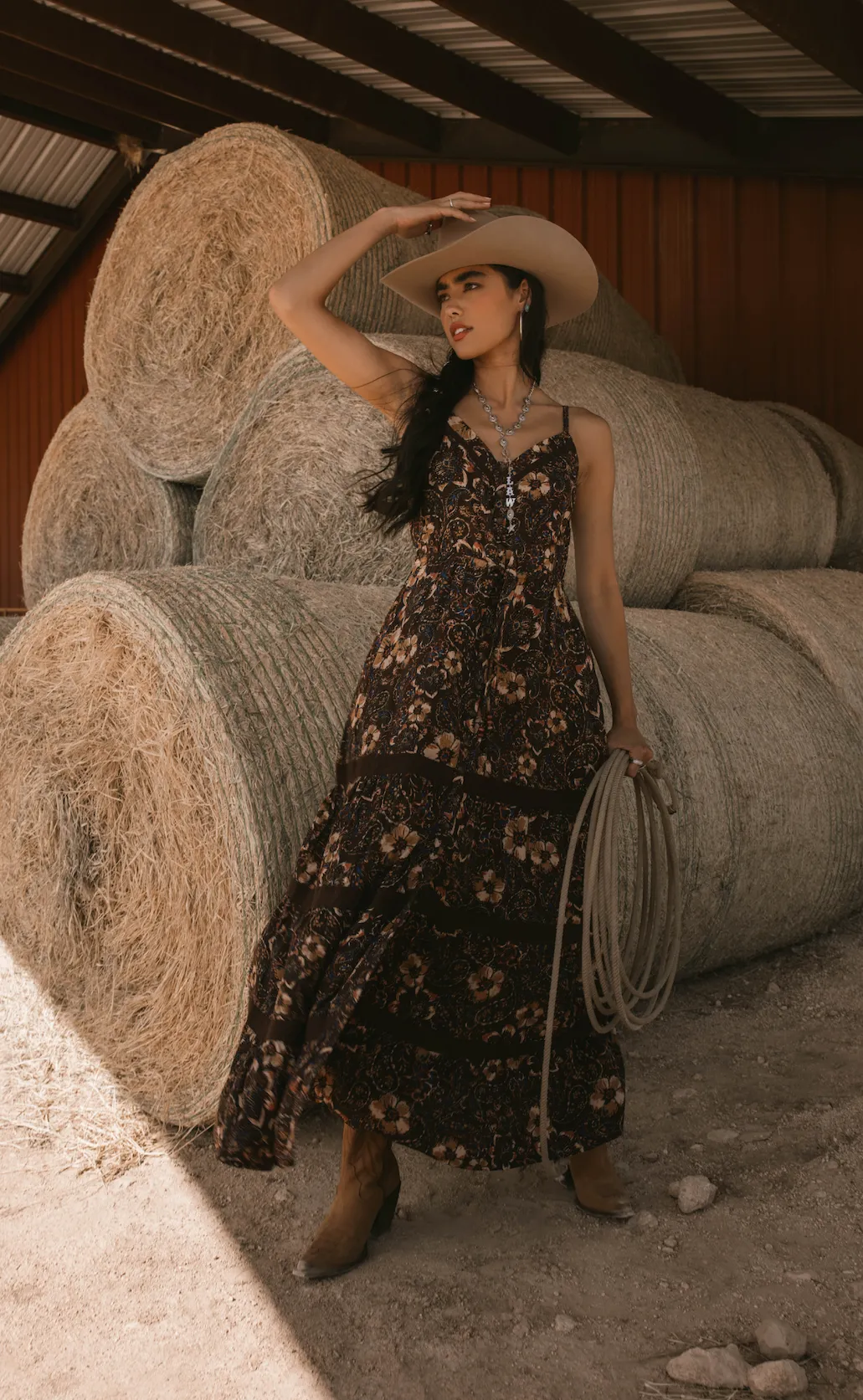 Poppy Floral Printed Maxi Dress