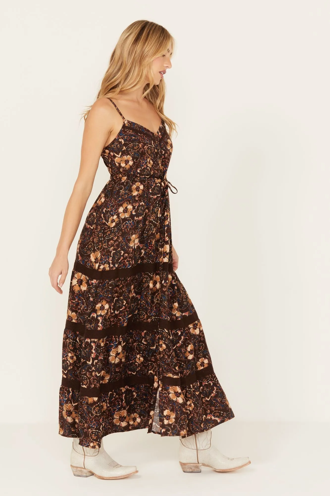 Poppy Floral Printed Maxi Dress