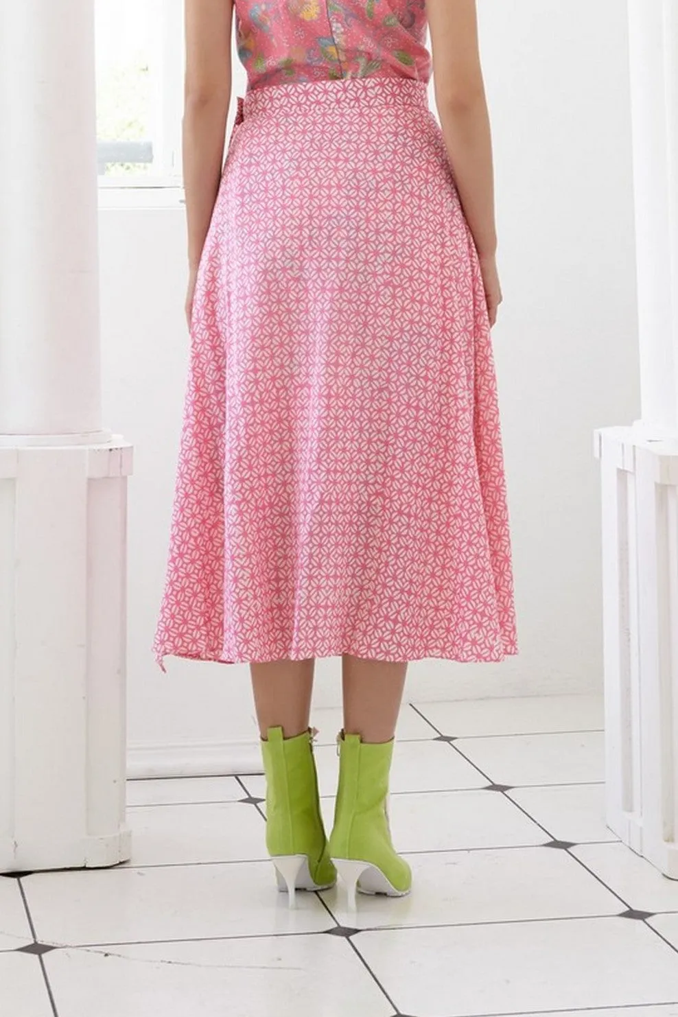 Pre-Order PINK BATIK SKIRT - PINK