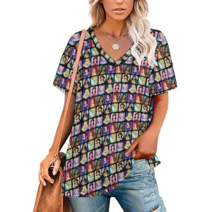 Princess Portraits Women's V-Neck T-Shirt