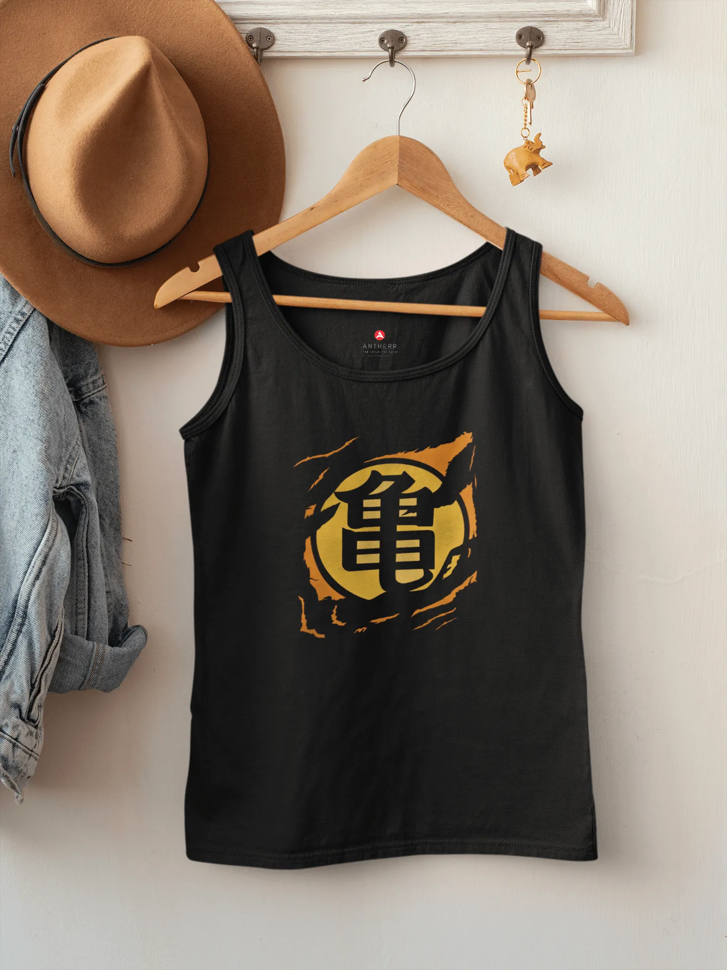 "Dragon Ball Z Muten Roshi Turtle Symbol" - SLEEVELESS T-SHIRTS