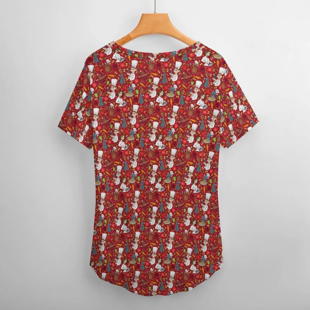 Ratatouille Women's V-Neck T-Shirt