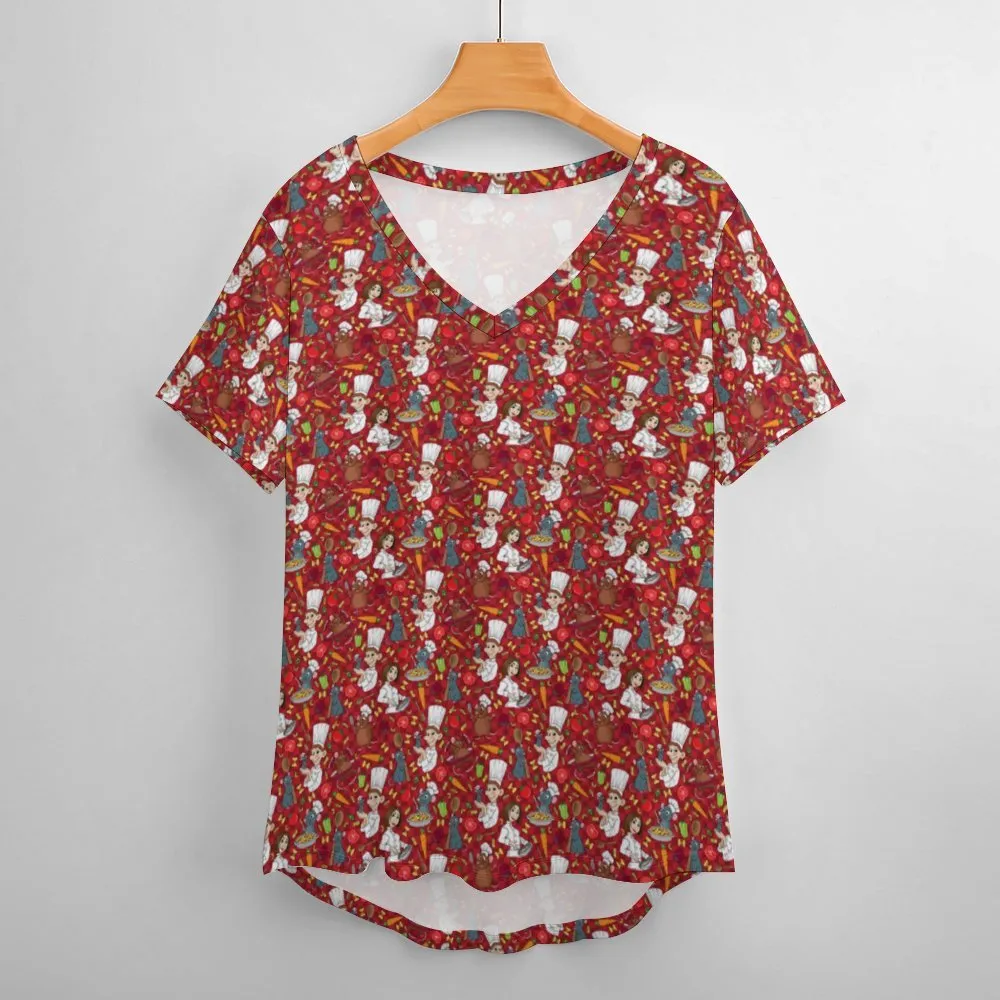 Ratatouille Women's V-Neck T-Shirt