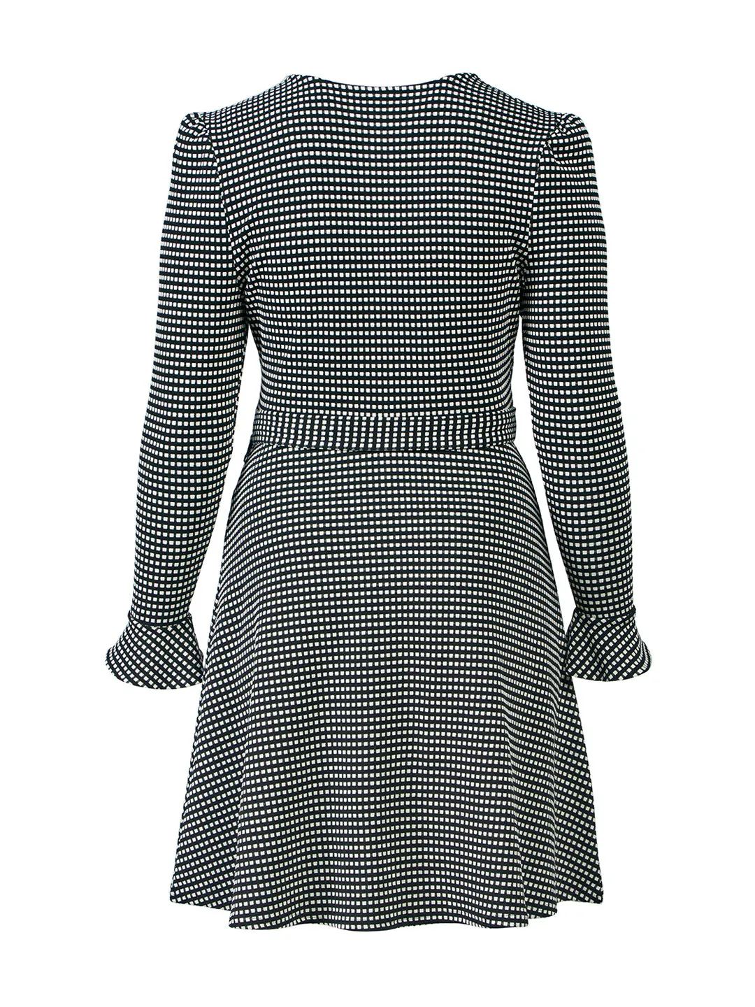 Rosalia Faux Wrap Fit-And-Flare Dress