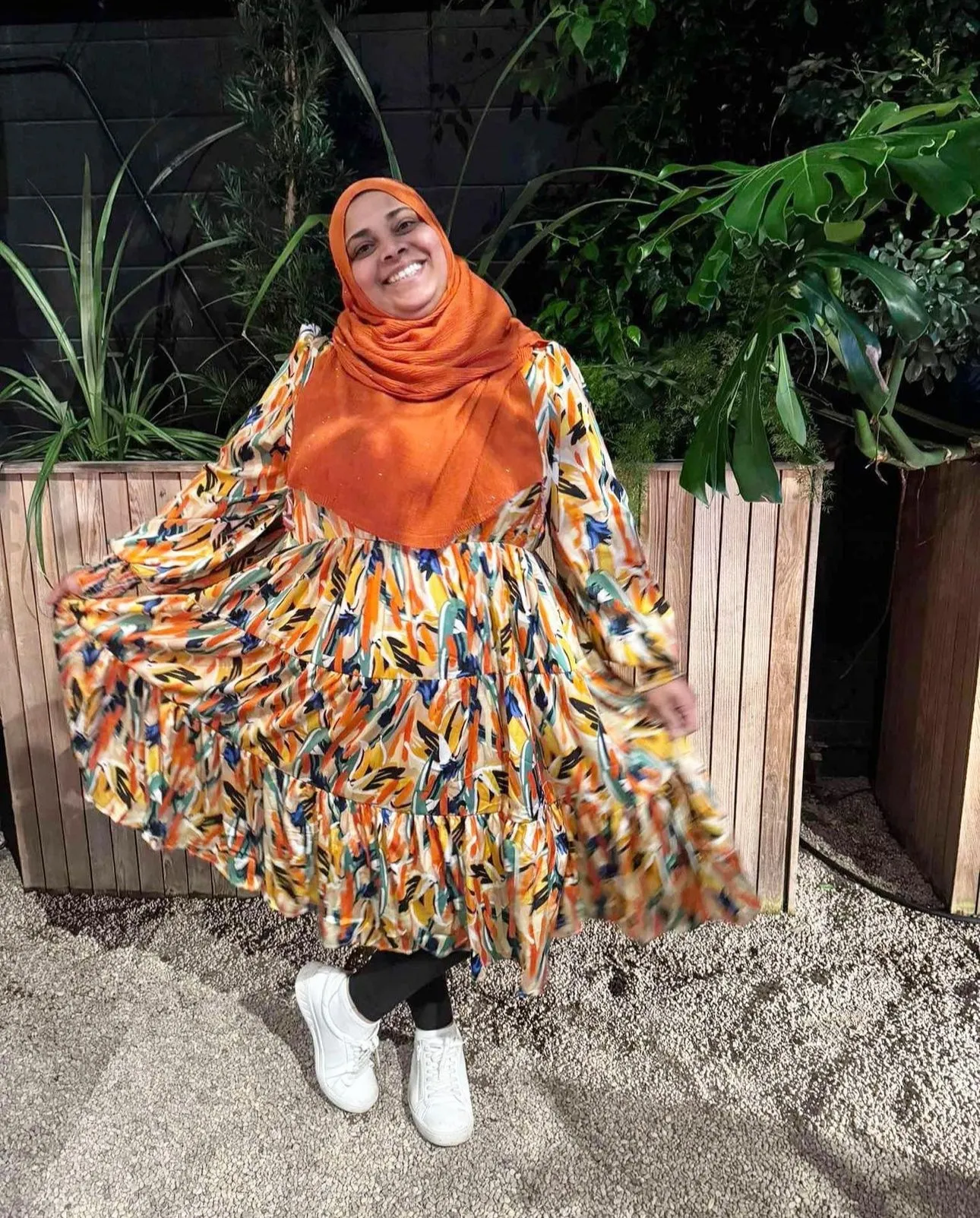 Rosie Shirt Dress - Paint strokes