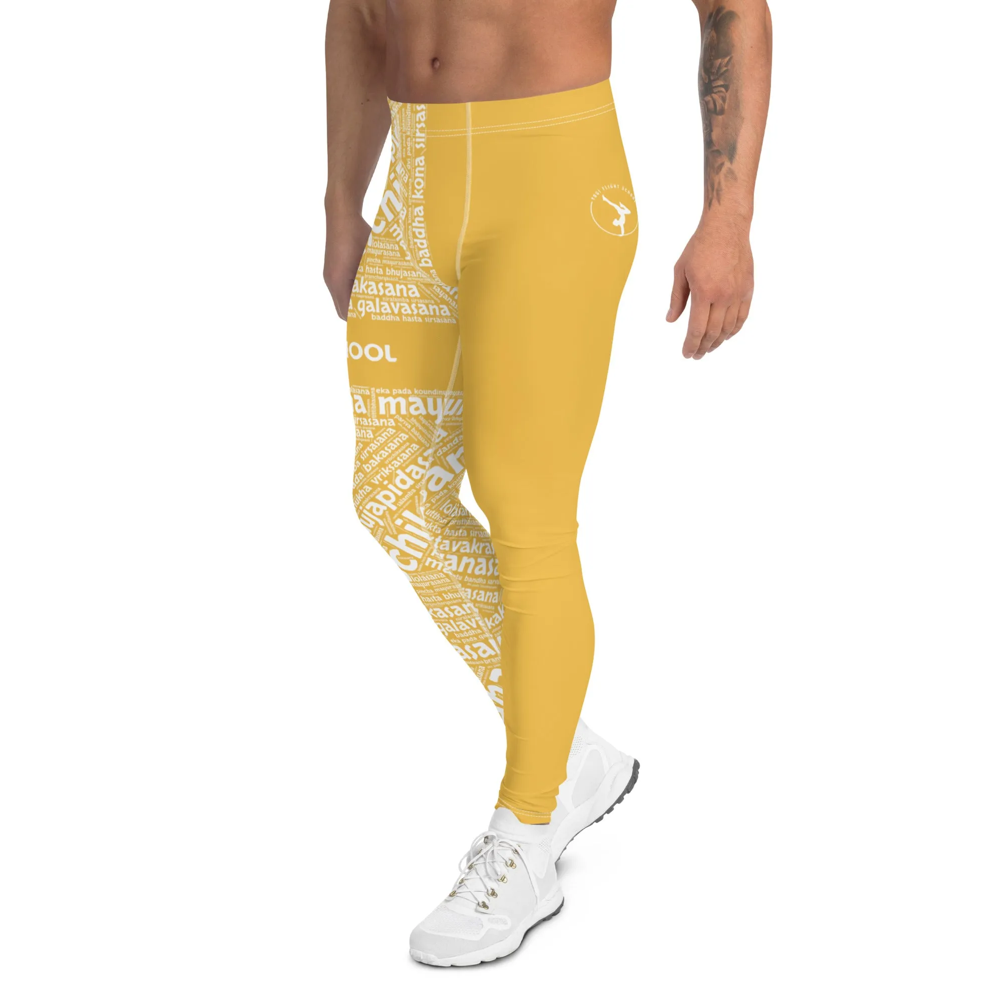 Sanskrit Men's Leggings (YFS Yellow)