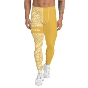 Sanskrit Men's Leggings (YFS Yellow)