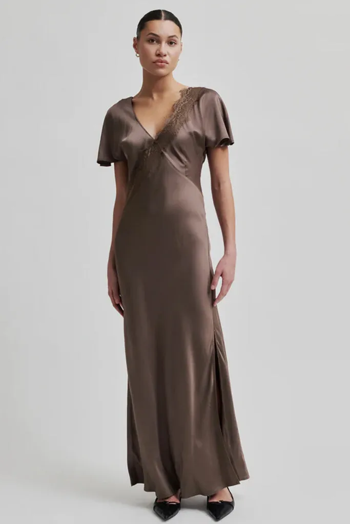 Second Female - Wienna Maxi Dress - Chocolate Chip