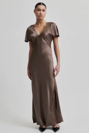 Second Female - Wienna Maxi Dress - Chocolate Chip