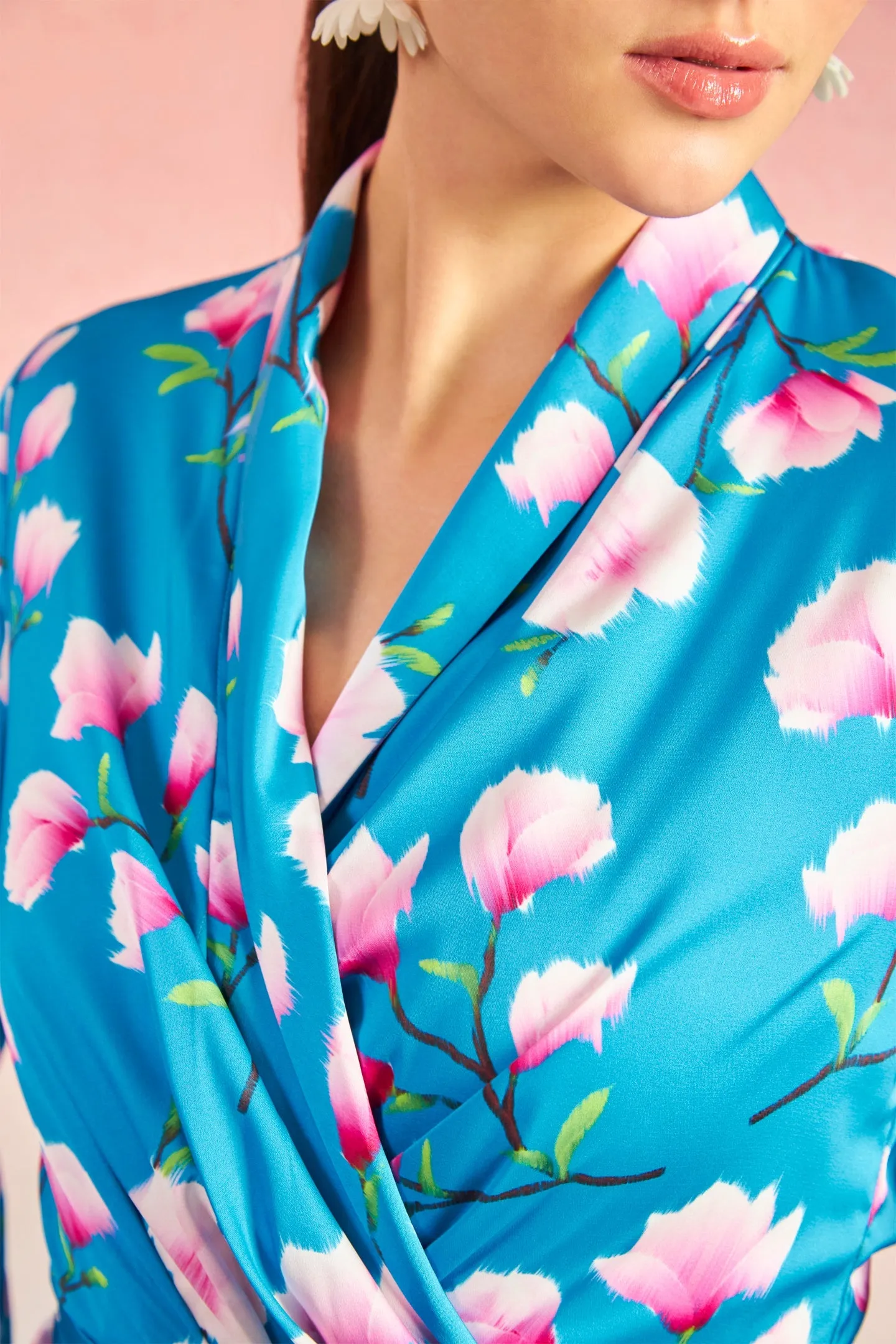 Sharon|Tie-Up Floral Dress