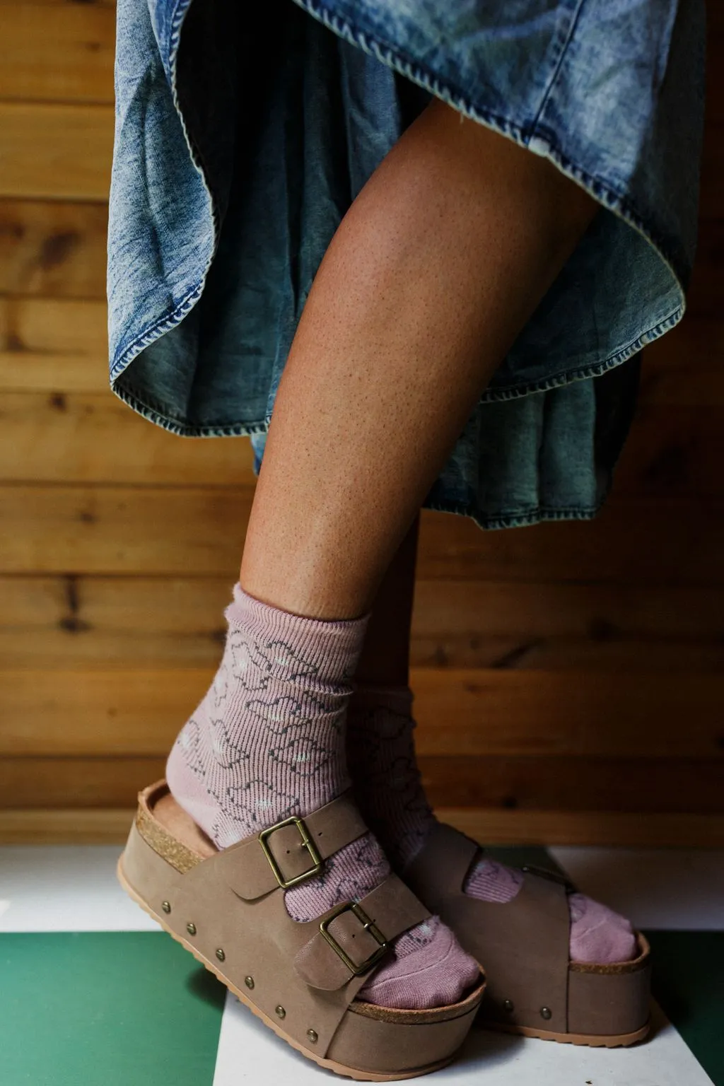Shoreline Platform Sandals - Taupe