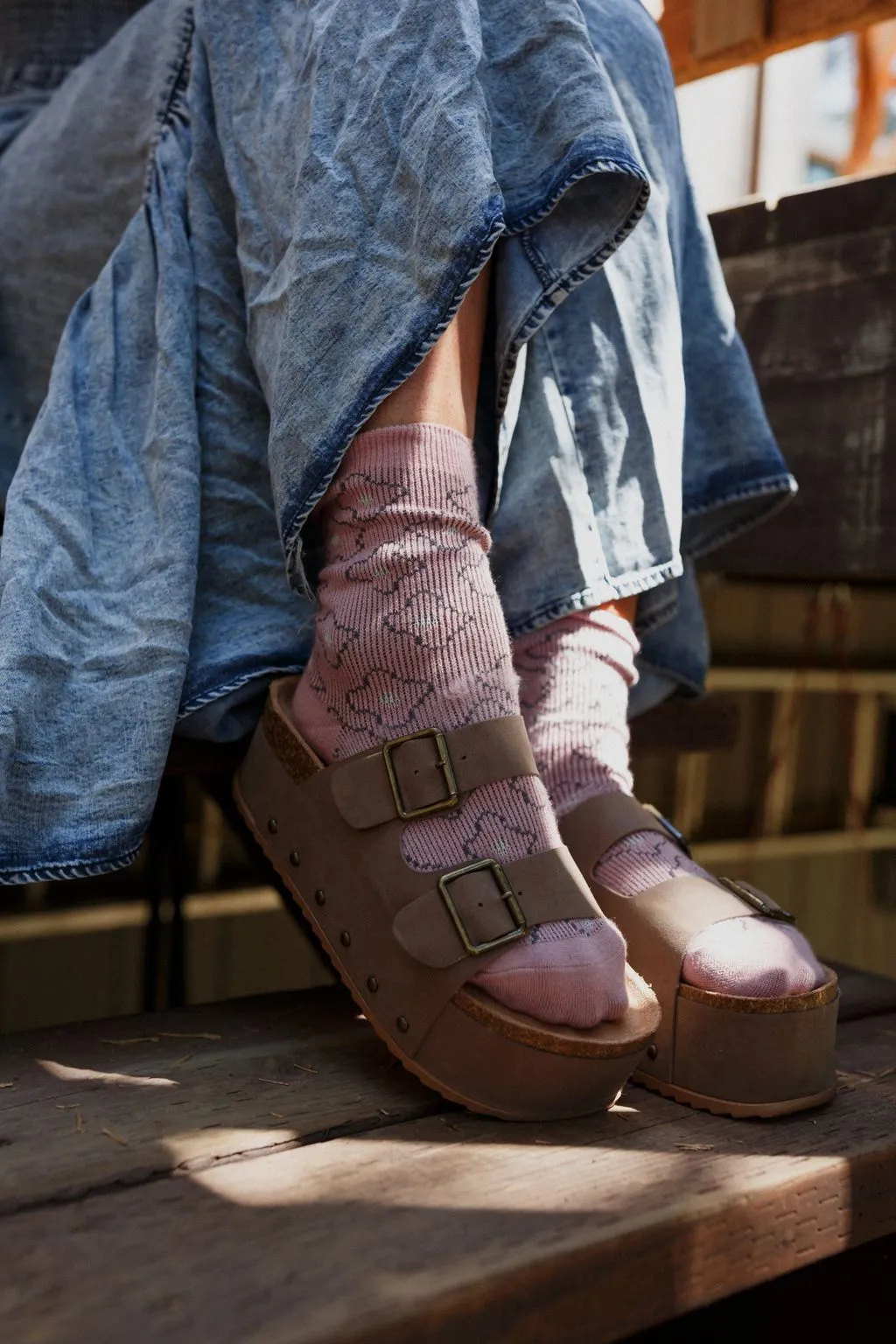 Shoreline Platform Sandals - Taupe