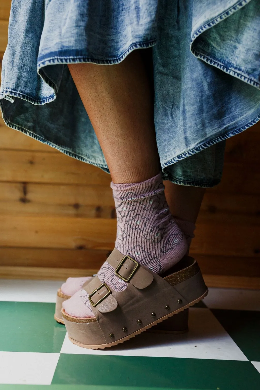 Shoreline Platform Sandals - Taupe