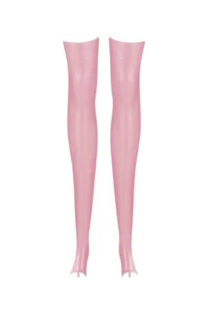 Sigma Pink Latex Stockings
