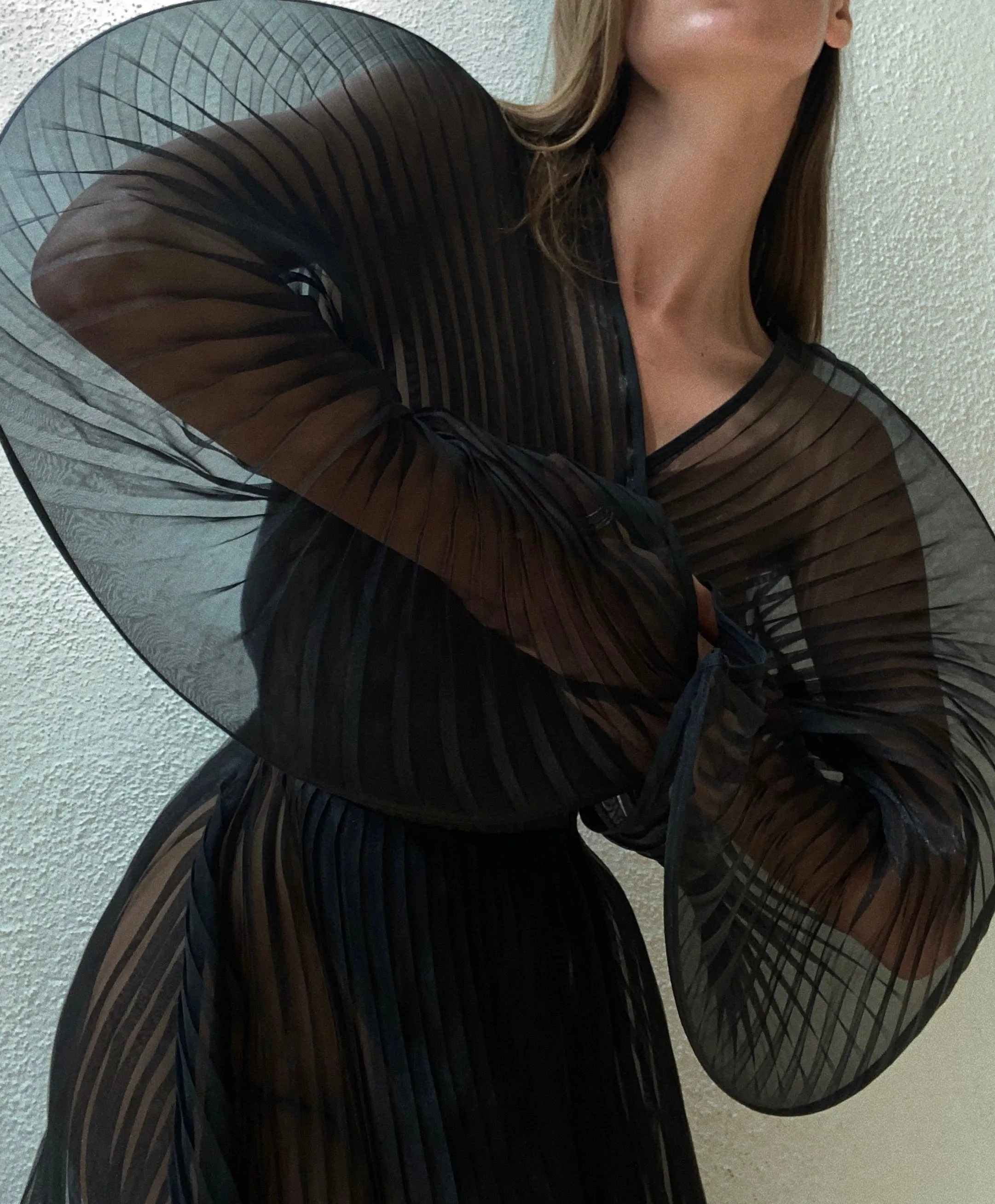 Signature Pleated Wrap Dress