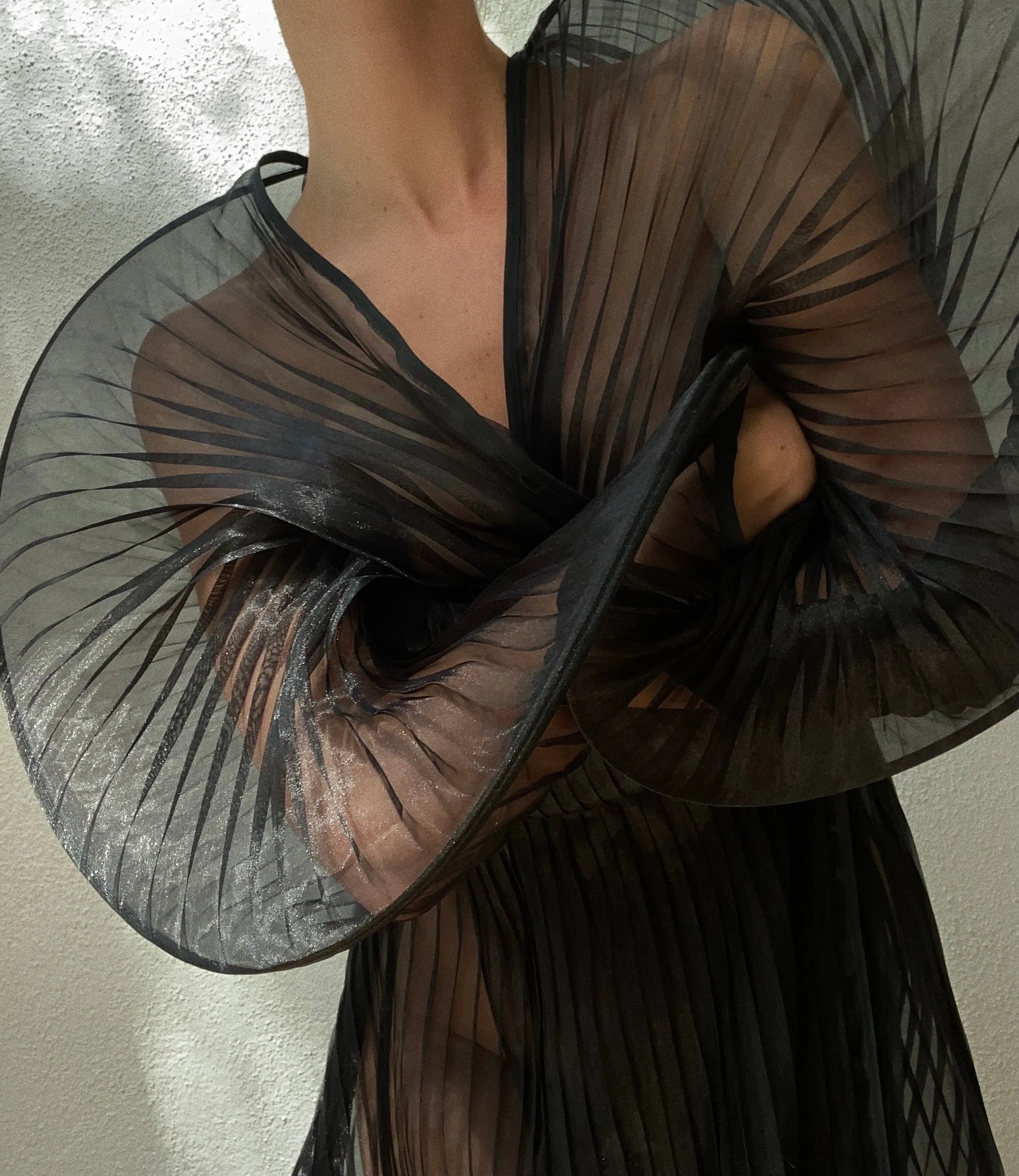 Signature Pleated Wrap Dress