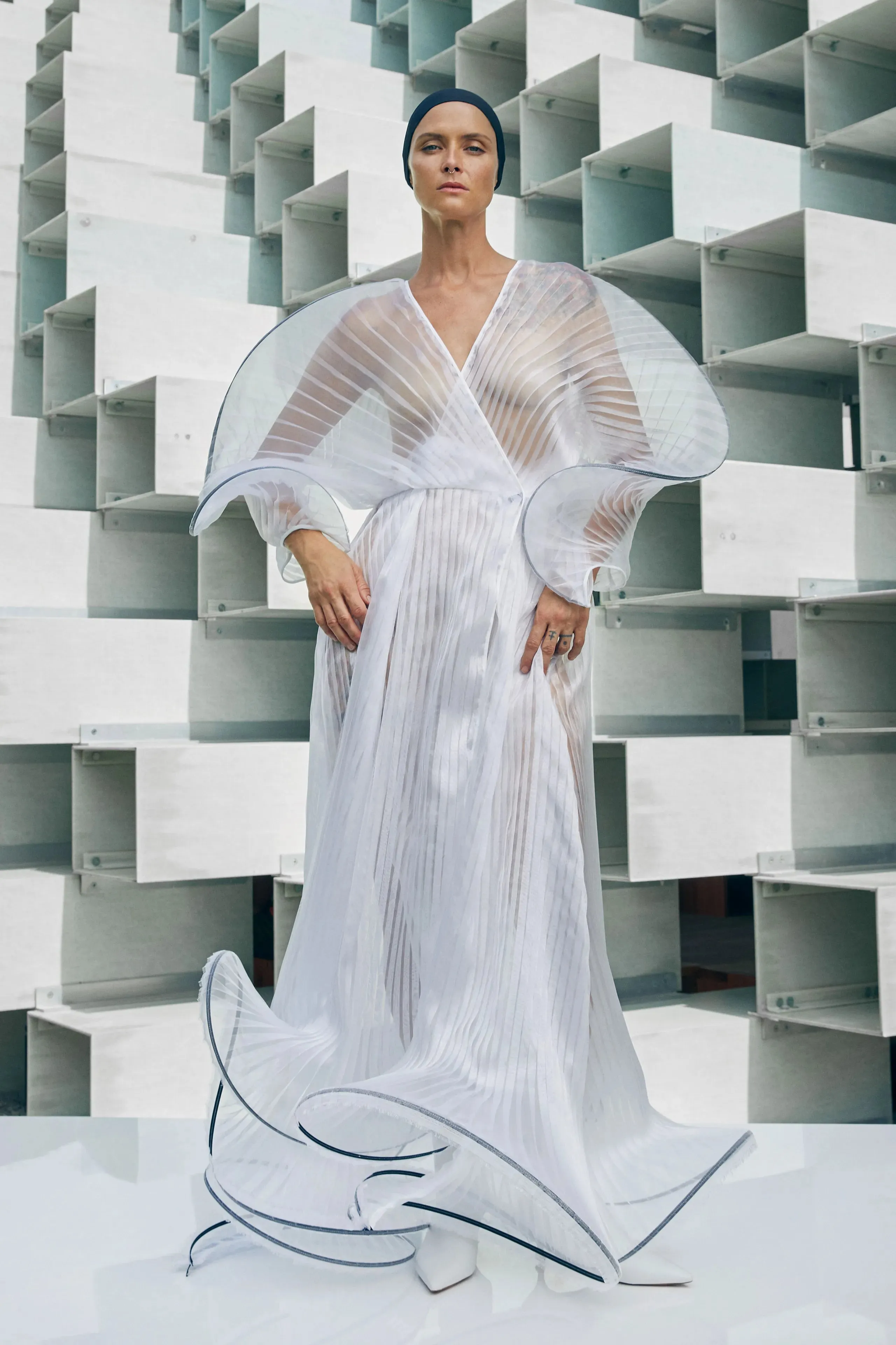 Signature Pleated Wrap Dress