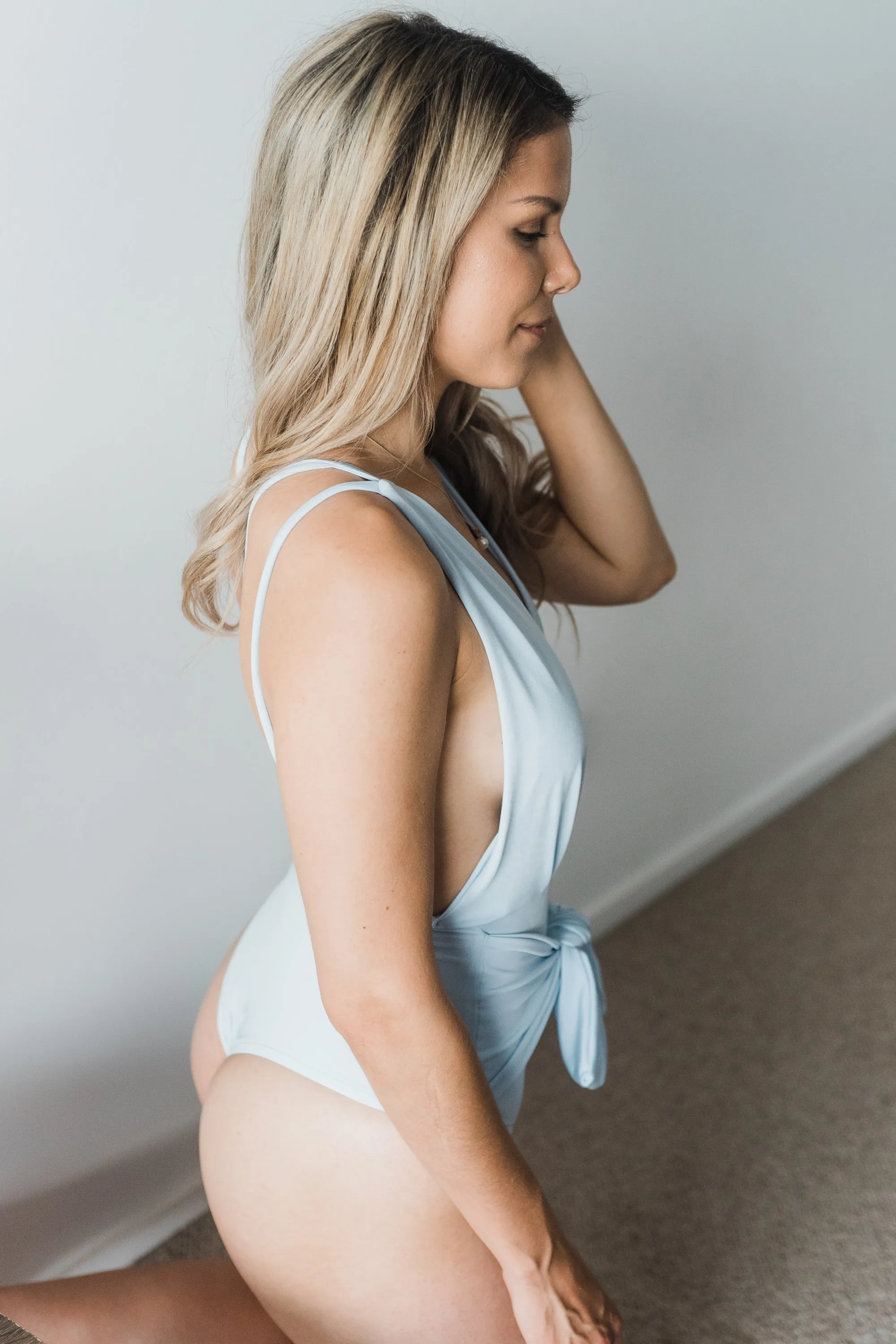Tessa Baby Blue Bodysuit