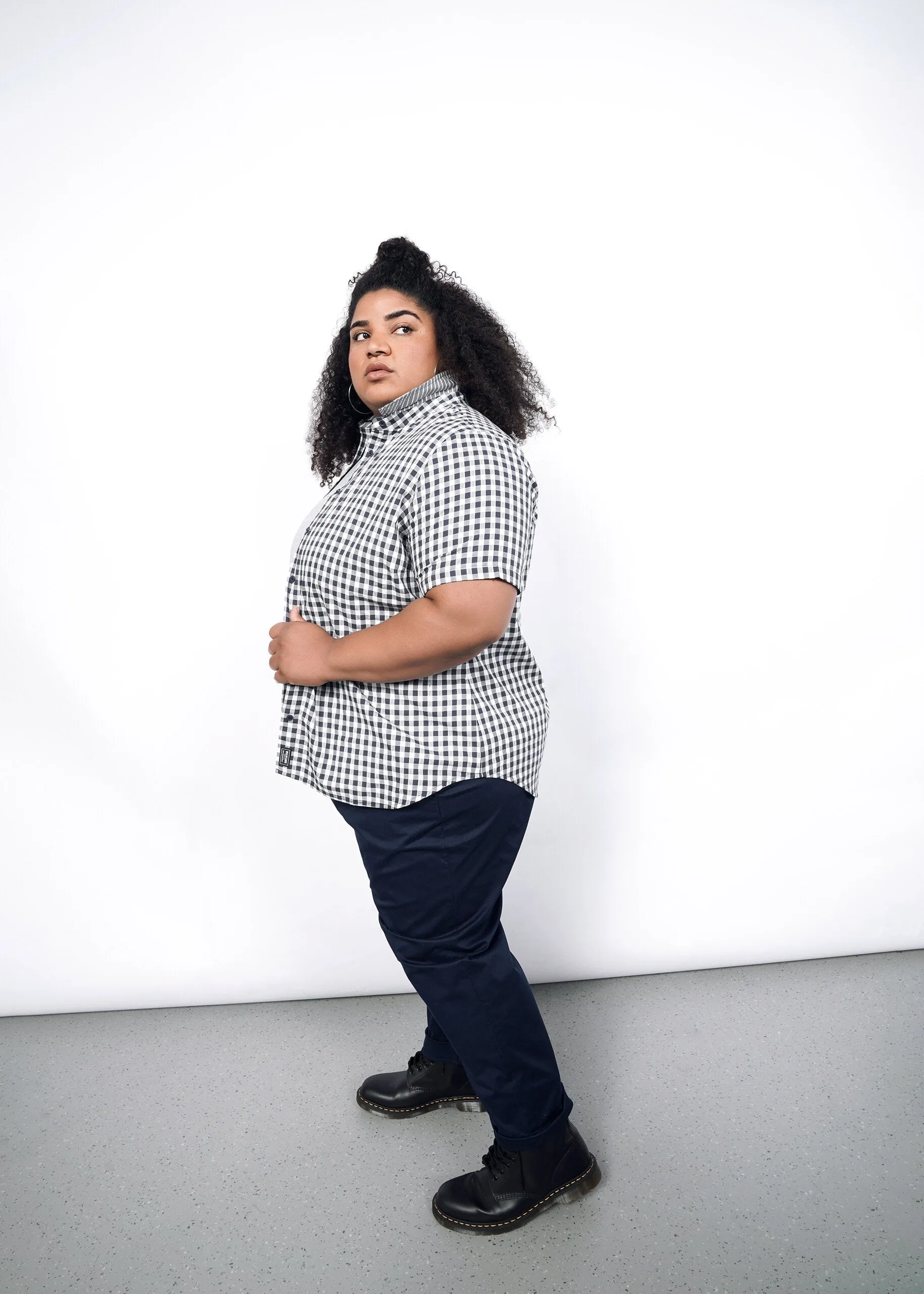 The Essential Gingham Button Up