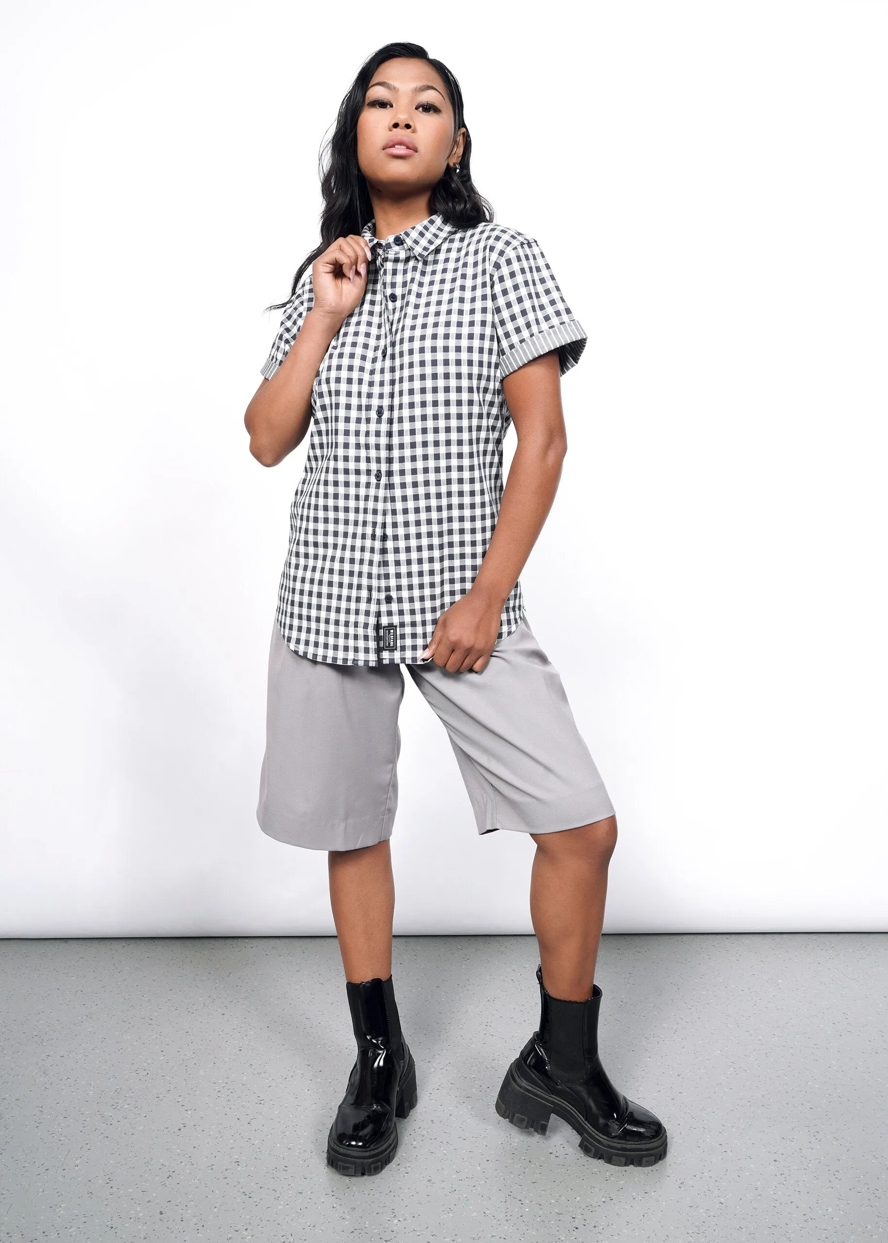 The Essential Gingham Button Up