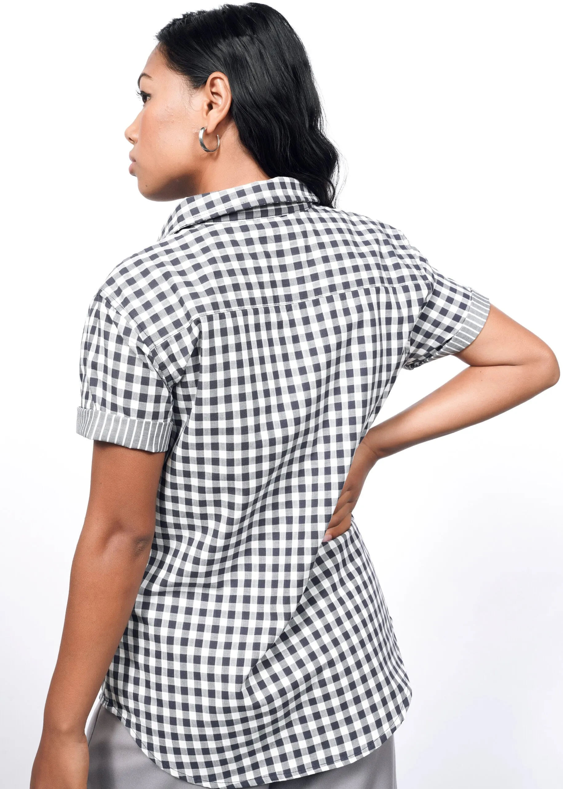 The Essential Gingham Button Up