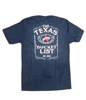 The Official Texas Bucket List Vintage Logo T-Shirt