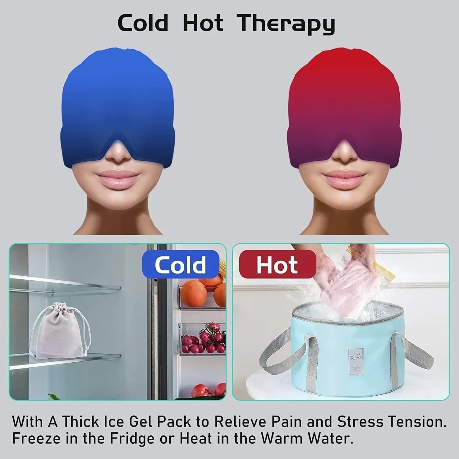 ThermaWrap™ Instant Migraine & Sinus Relief Cap