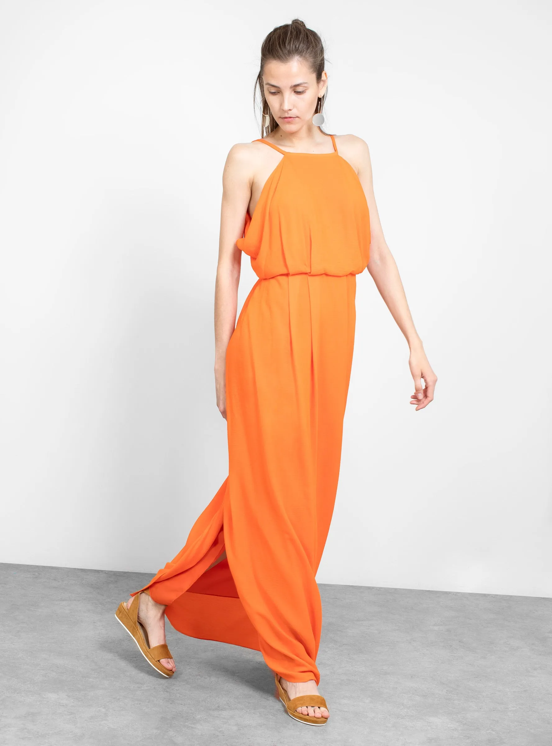 Token Dress Sherbet Orange