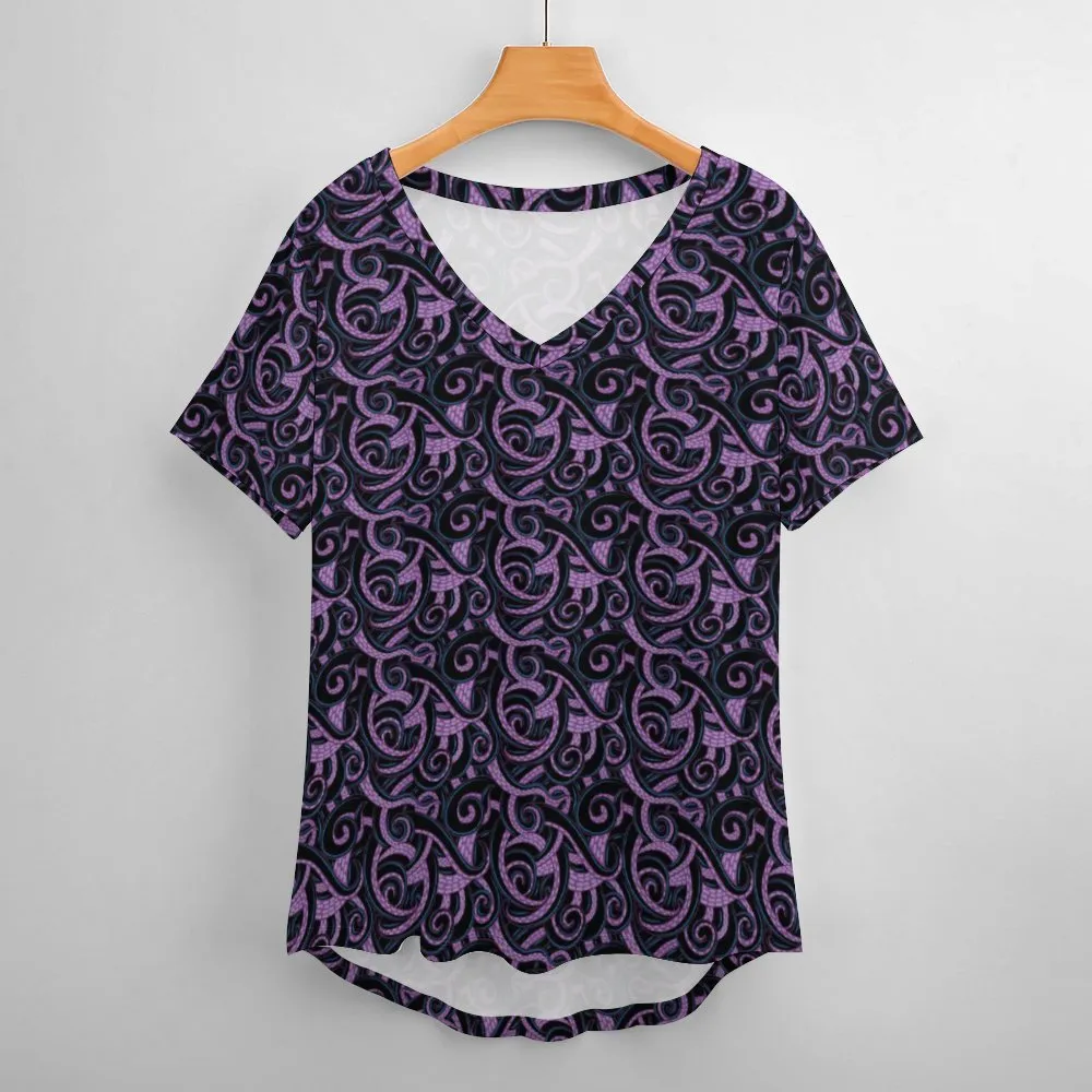 Ursula Tentacles Women's V-Neck T-Shirt