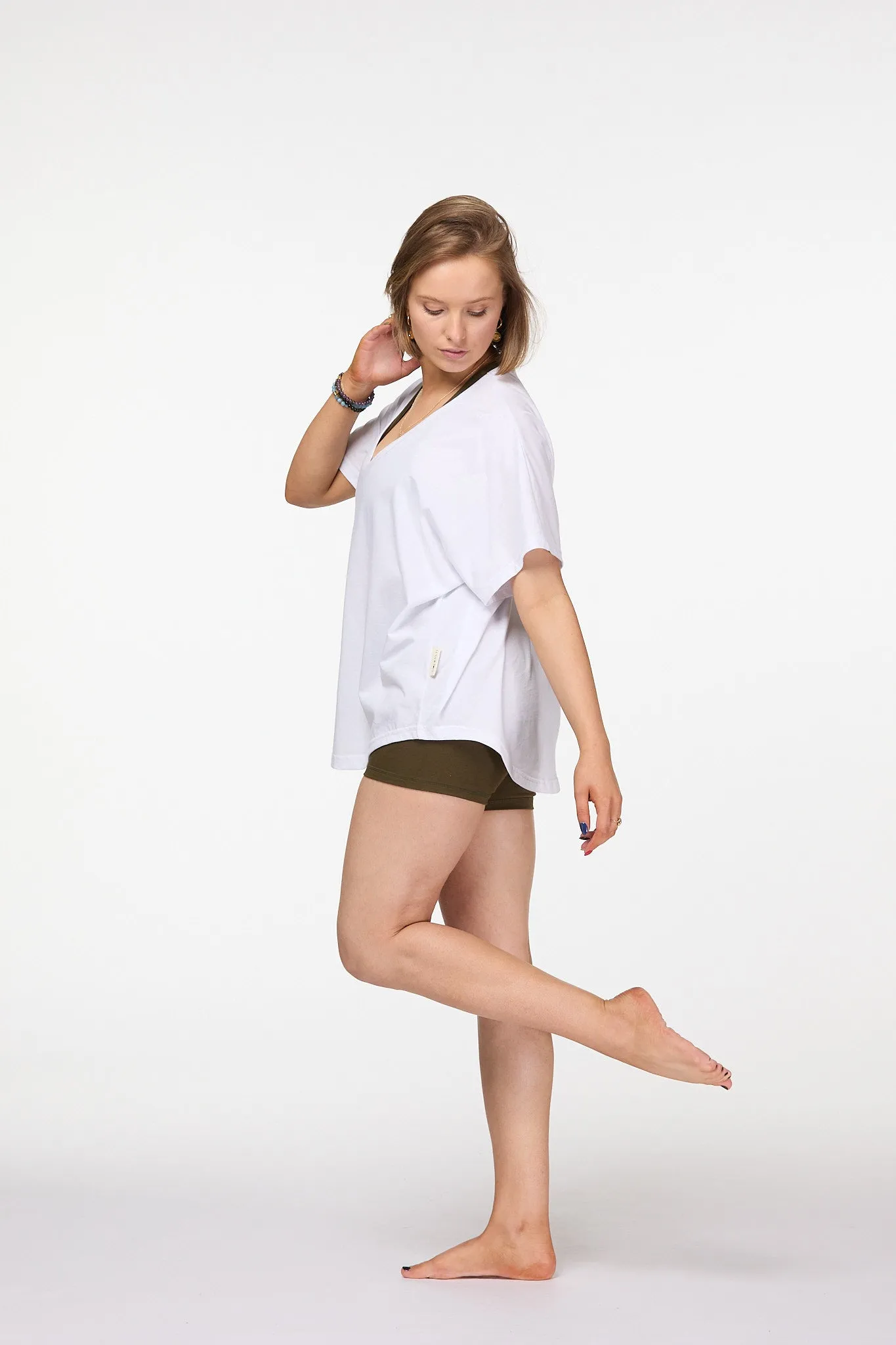 V-Neck T-Shirt | White