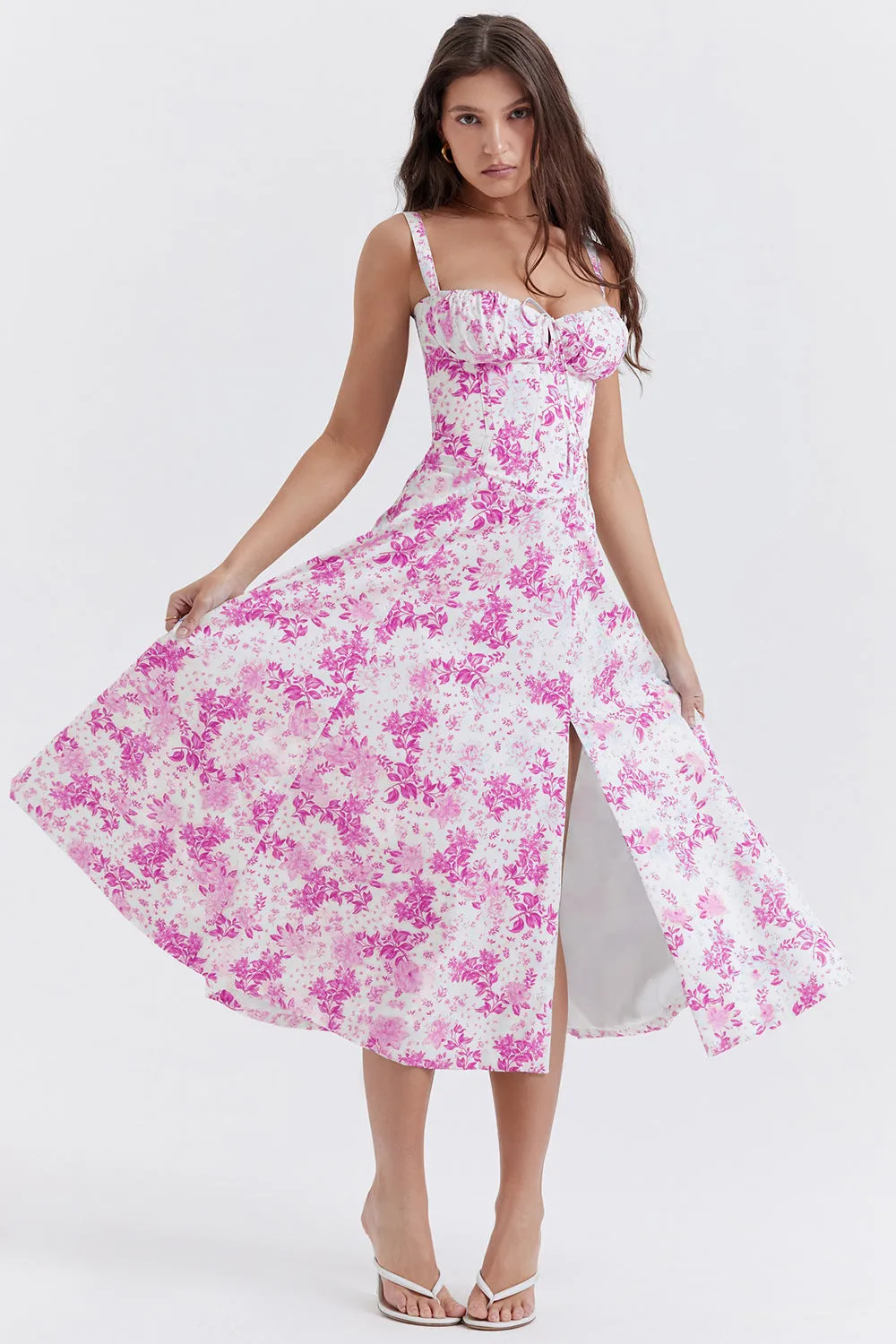Vintage Spring Waisted Dress