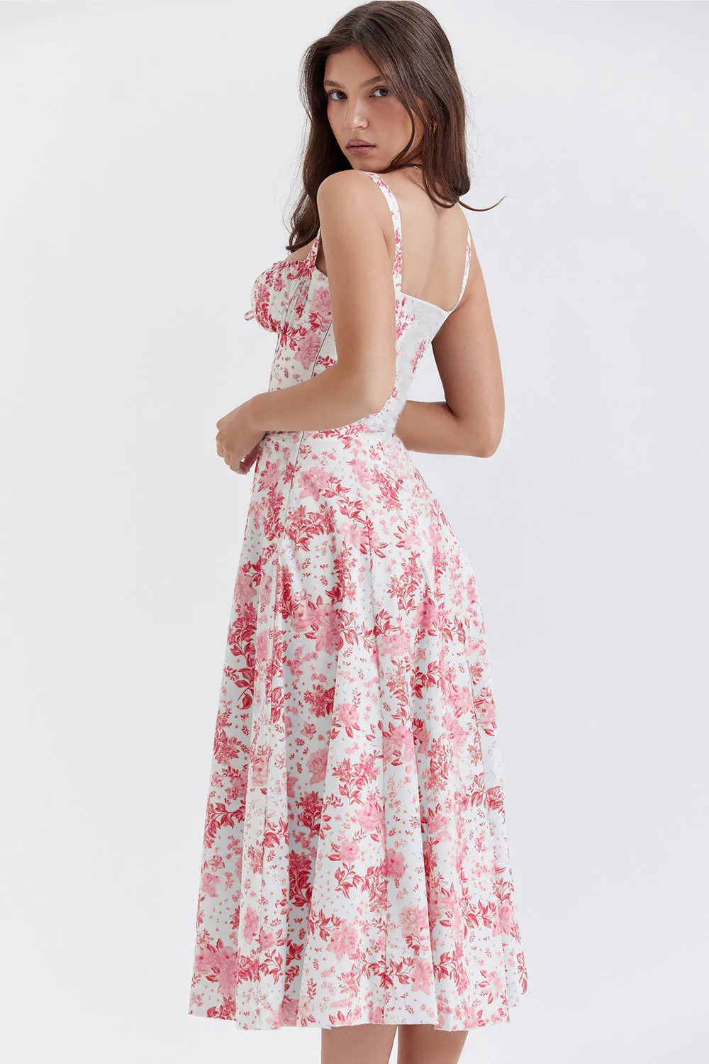Vintage Spring Waisted Dress