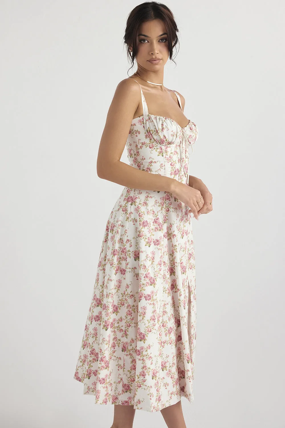 Vintage Spring Waisted Dress