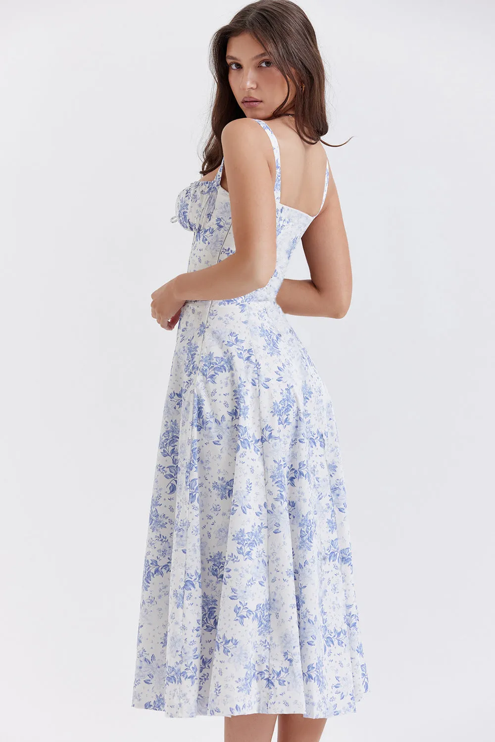 Vintage Spring Waisted Dress