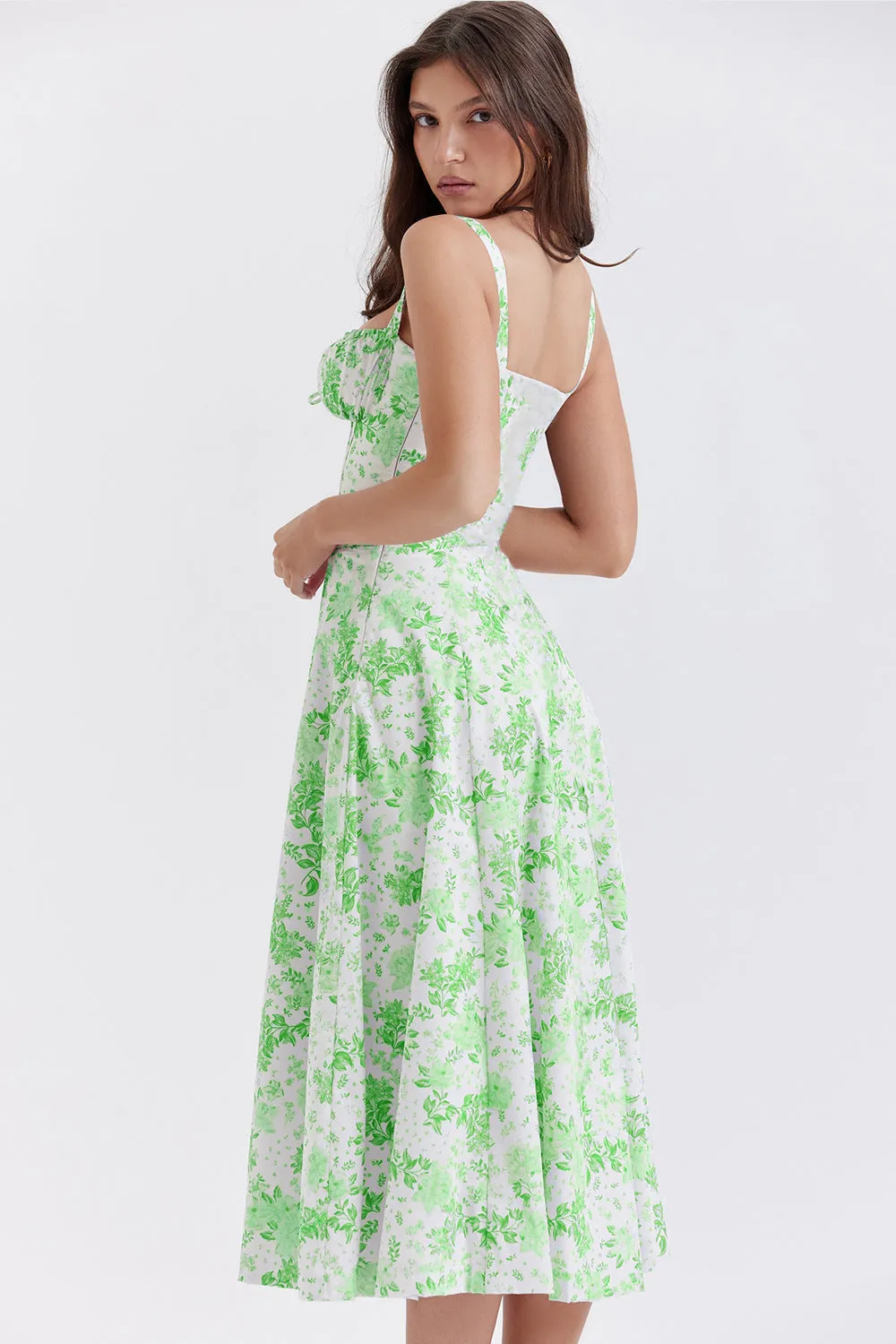 Vintage Spring Waisted Dress